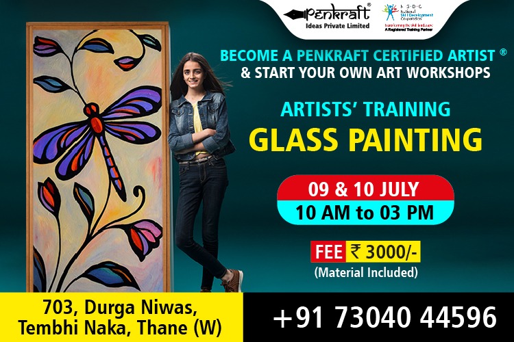Become a Penkraft Certified Artist for Glass Painting